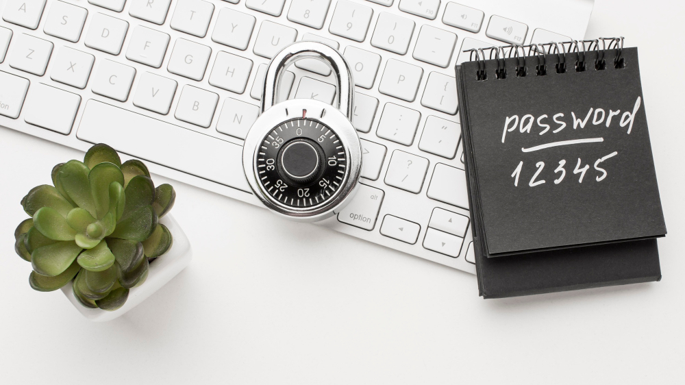 A padlock icon overlaid on a computer screen, symbolizing website security and encryption.